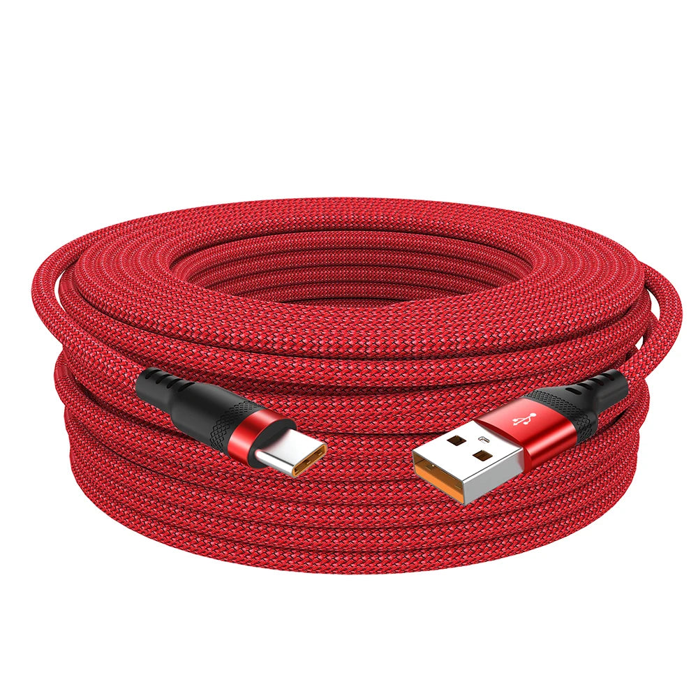 USB TYPE C Fast Charge Cable LIGHTNING 3m 5 Meters USB C Android Micro USB Extend Charging Cable for iPhone 14 Xiaomi OnePlus